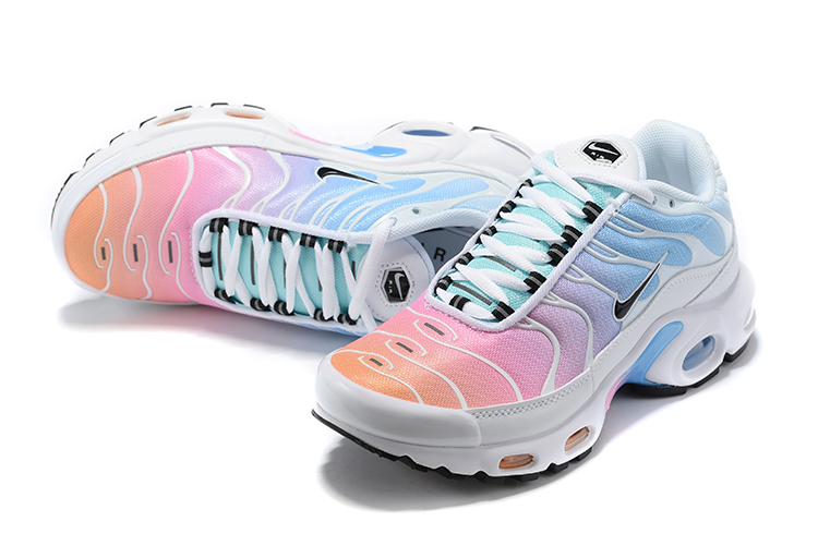 2020 Women Nike Air Max PLUS TN White Pink Blue Black Shoes